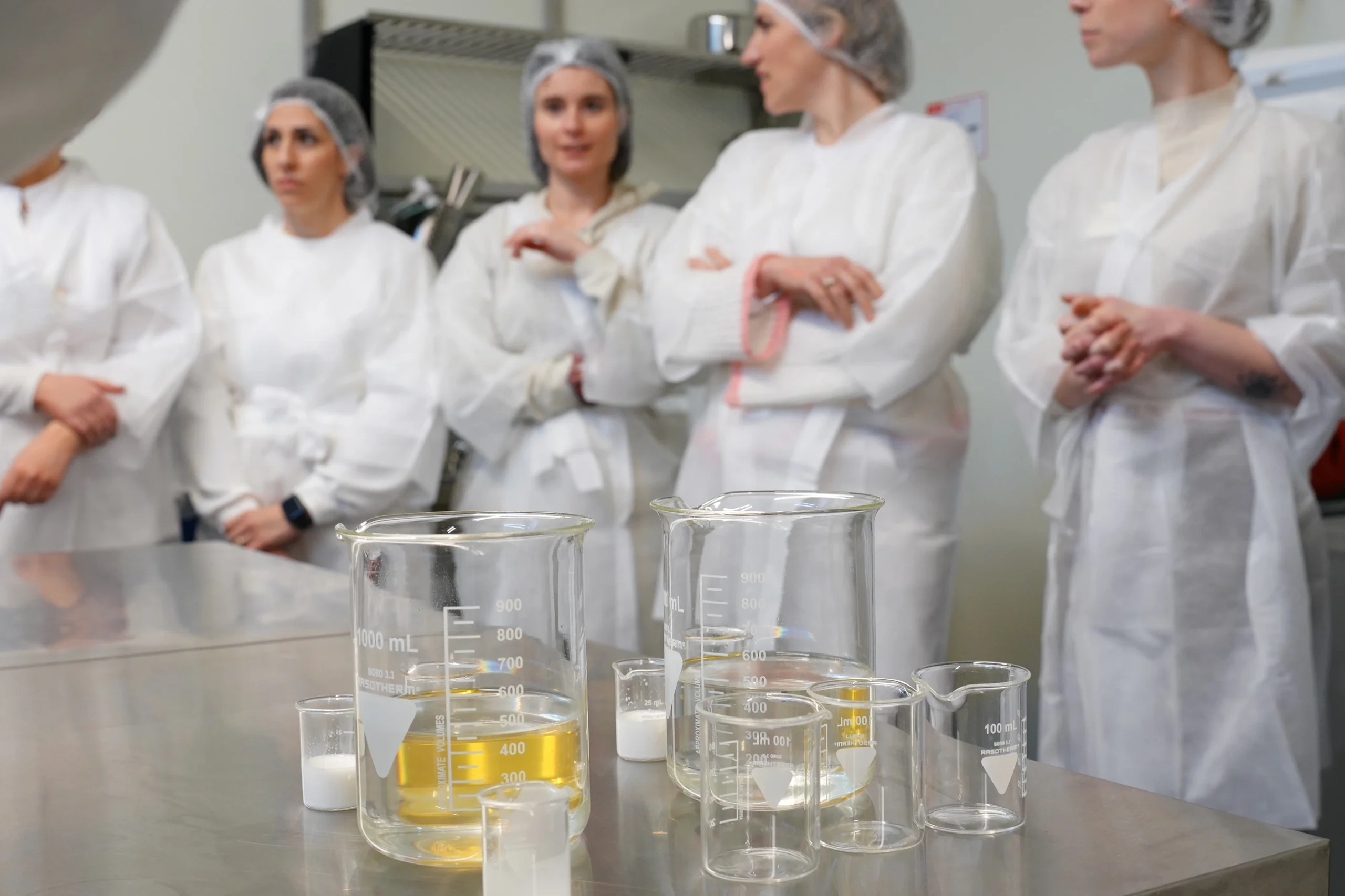 Momento di formazione Kyria Firenze all'interno del laboratorio