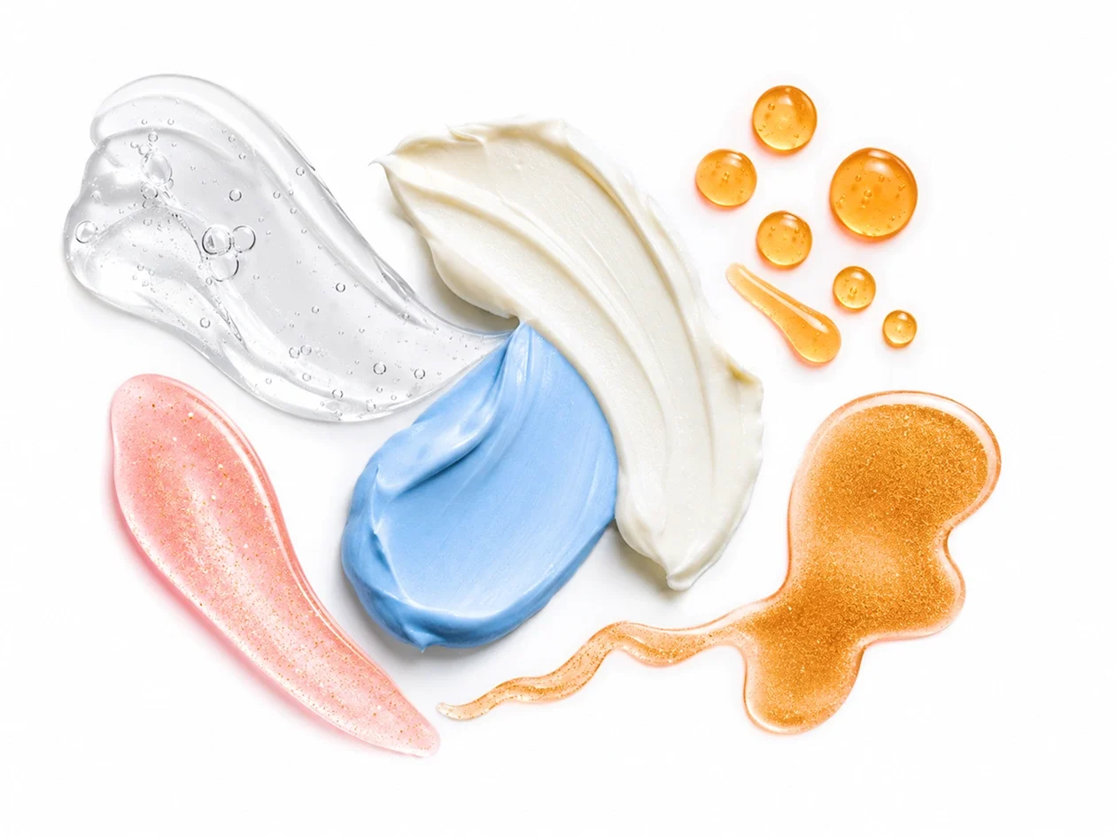 Texture dei cosmetici Kyria Firenze: creme, oli e gel